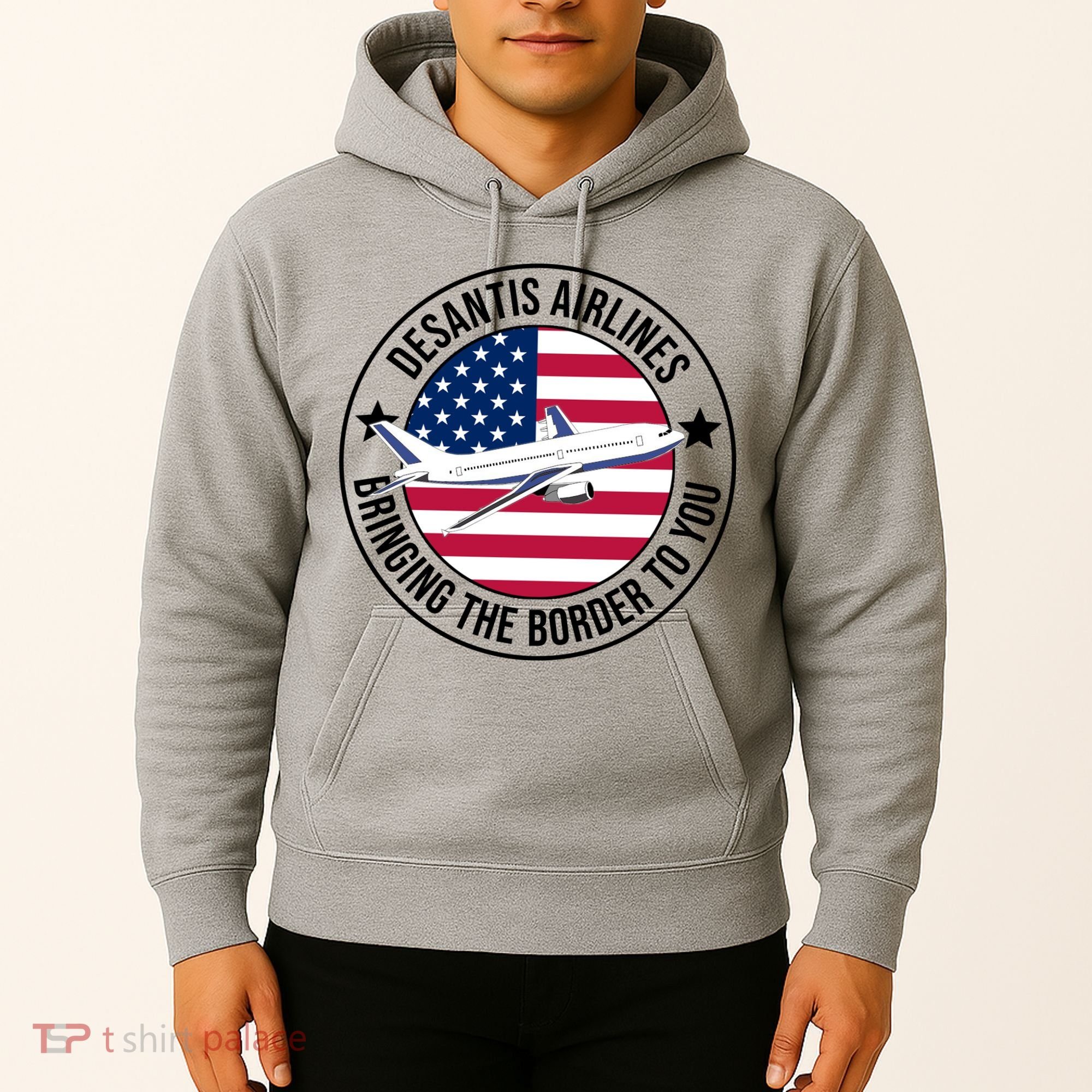Desantis Airlines American Flag Political Hoodie