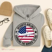 Desantis Airlines American Flag Political Hoodie thumb 4