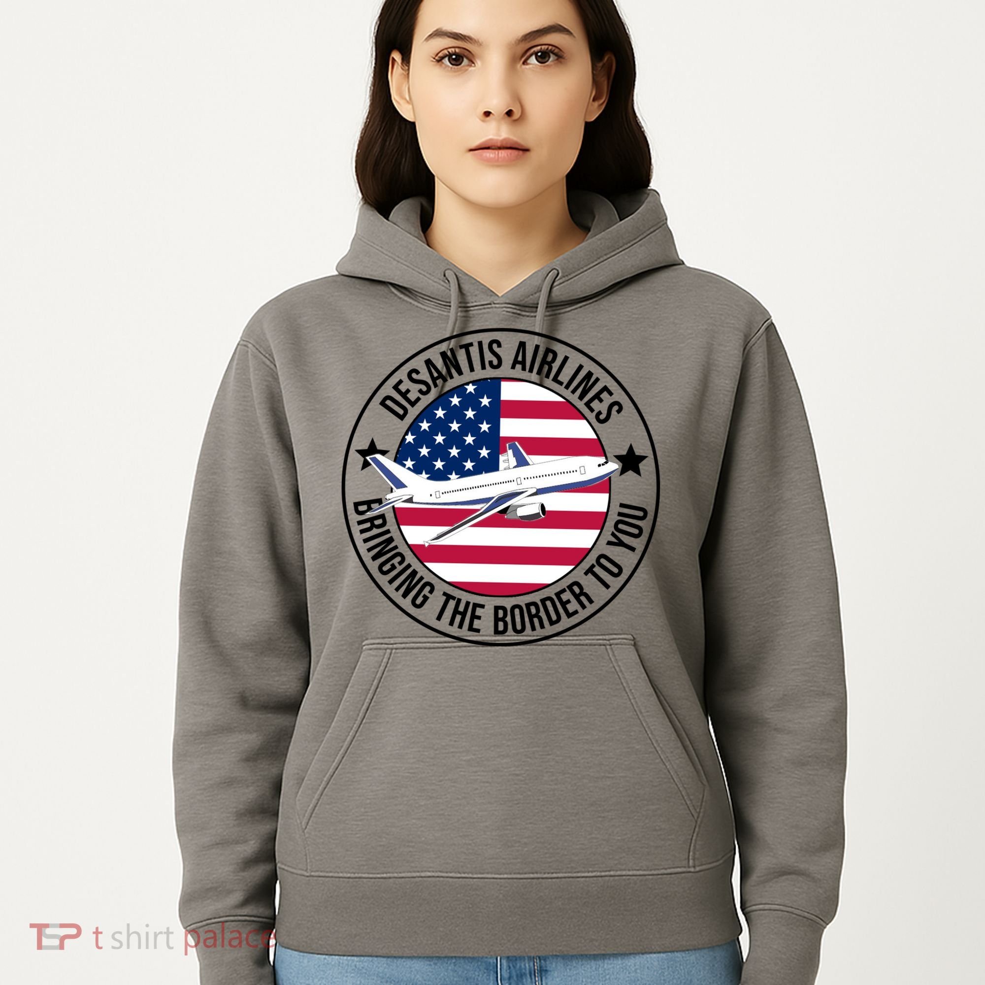 Desantis Airlines American Flag Political Hoodie