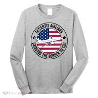 Desantis Airlines American Flag Political Long Sleeve Shirt thumb 0