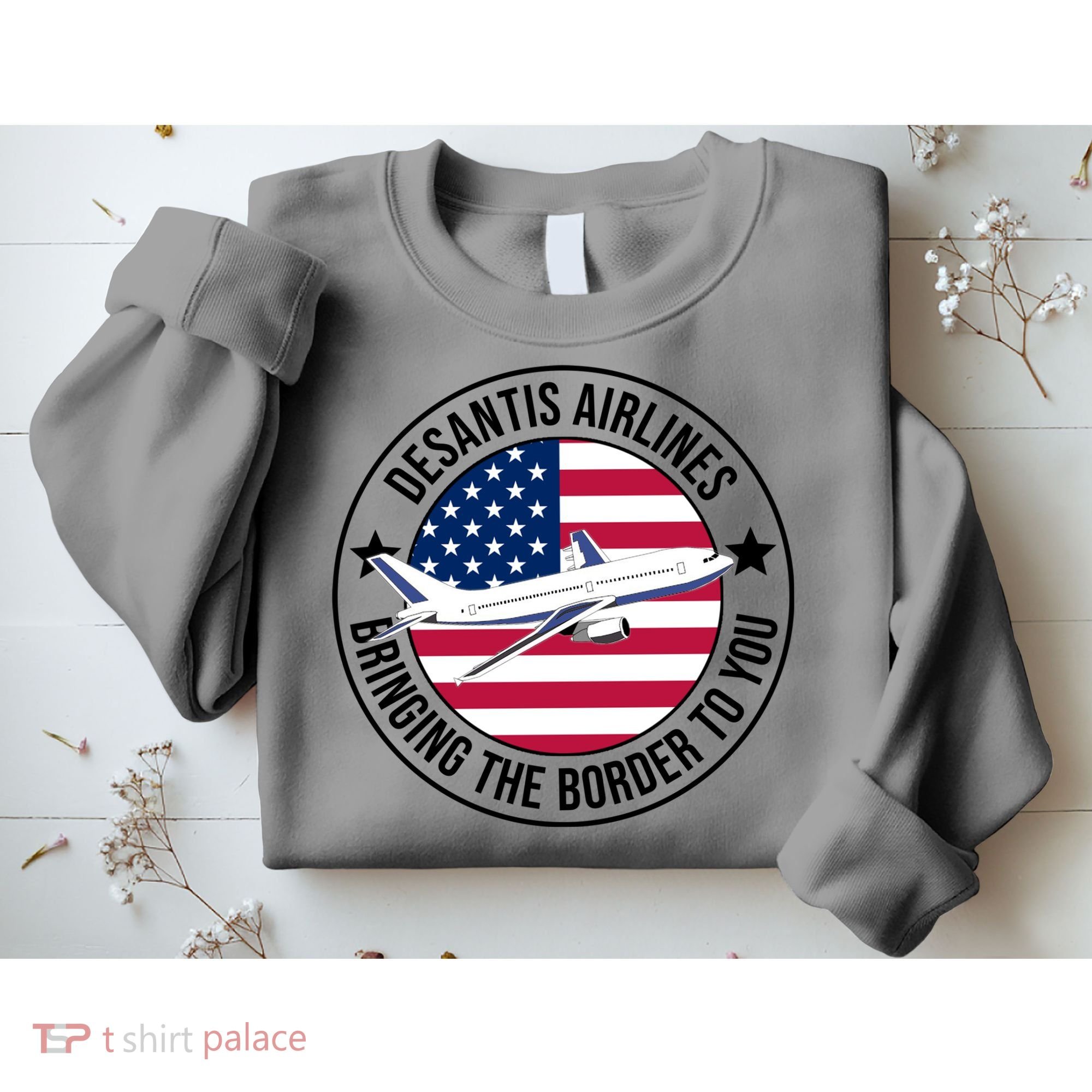 Desantis Airlines American Flag Political Sweatshirt
