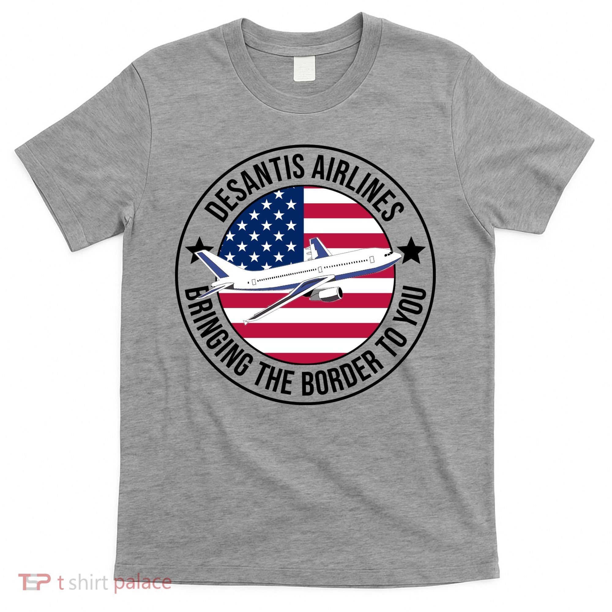 Desantis Airlines American Flag Political T-Shirt