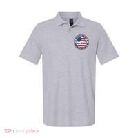 Desantis Airlines American Flag Political Polo thumb 0