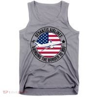 Desantis Airlines American Flag Political Tank Top thumb 0