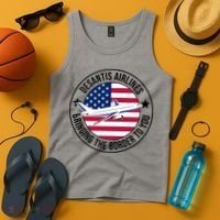 Desantis Airlines American Flag Political Tank Top thumb 4