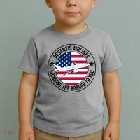 Desantis Airlines American Flag Political Toddler T-Shirt thumb 2