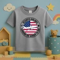 Desantis Airlines American Flag Political Toddler T-Shirt thumb 3