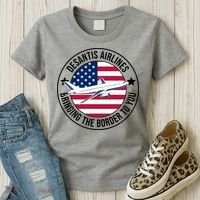 Desantis Airlines American Flag Political Women's T-Shirt thumb 3