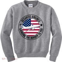 Desantis Airlines American Flag Political Kids Sweatshirt thumb 0