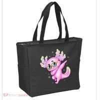 Dabbing Axolotl Ambystoma Mexicanum Mexican Walking Fish  Tote Bag thumb 2