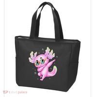 Dabbing Axolotl Ambystoma Mexicanum Mexican Walking Fish  Tote Bag thumb 3