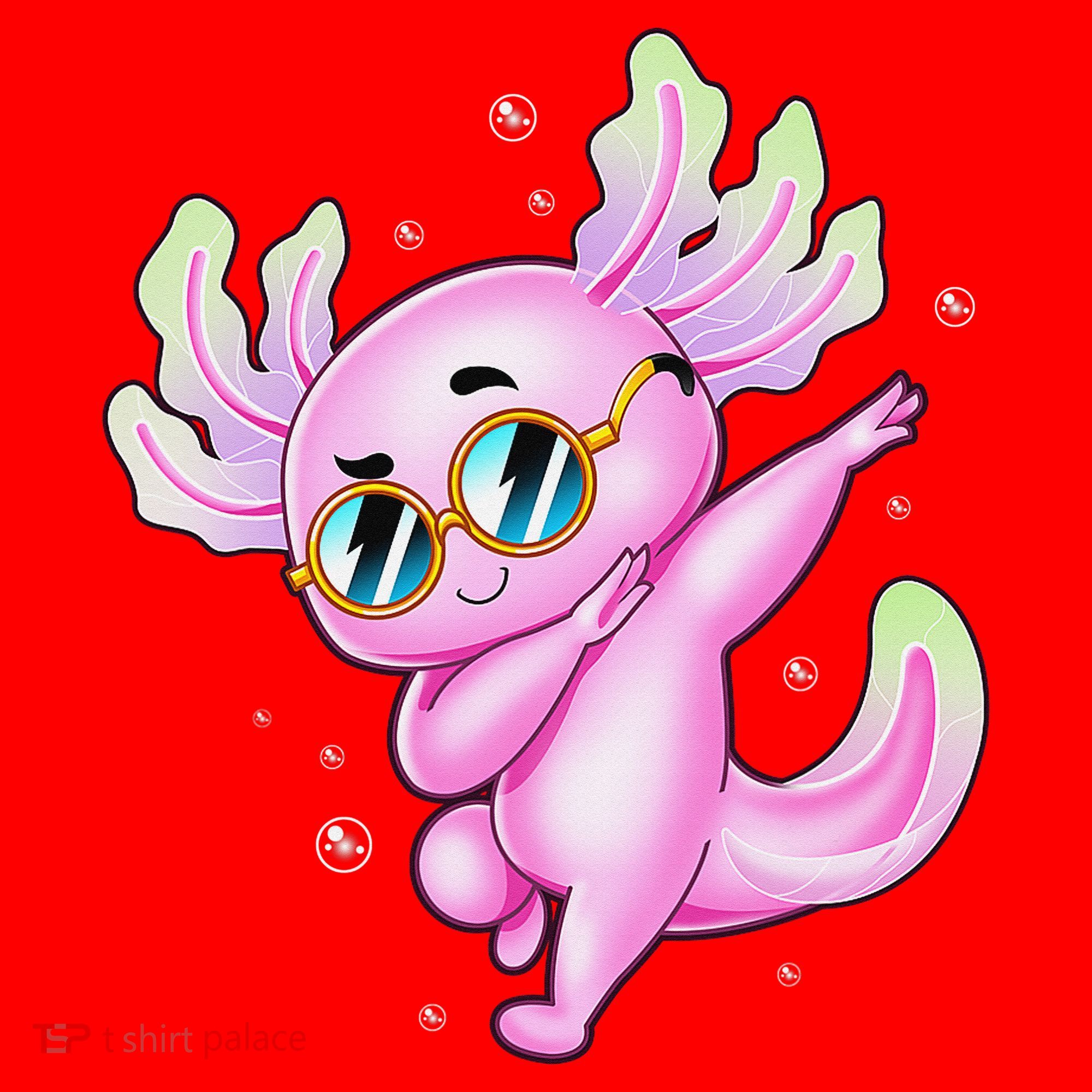 Dabbing Axolotl Ambystoma Mexicanum Mexican Walking Fish  Santa Hat