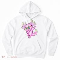 Dabbing Axolotl Ambystoma Mexicanum Mexican Walking Fish  Hoodie thumb 0