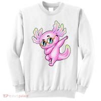 Dabbing Axolotl Ambystoma Mexicanum Mexican Walking Fish  Sweatshirt thumb 0