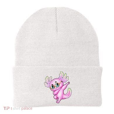 Dabbing Axolotl Ambystoma Mexicanum Mexican Walking Fish  Beanie