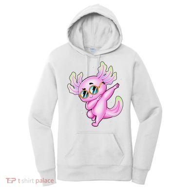 Dabbing Axolotl Ambystoma Mexicanum Mexican Walking Fish  Women's Hoodie