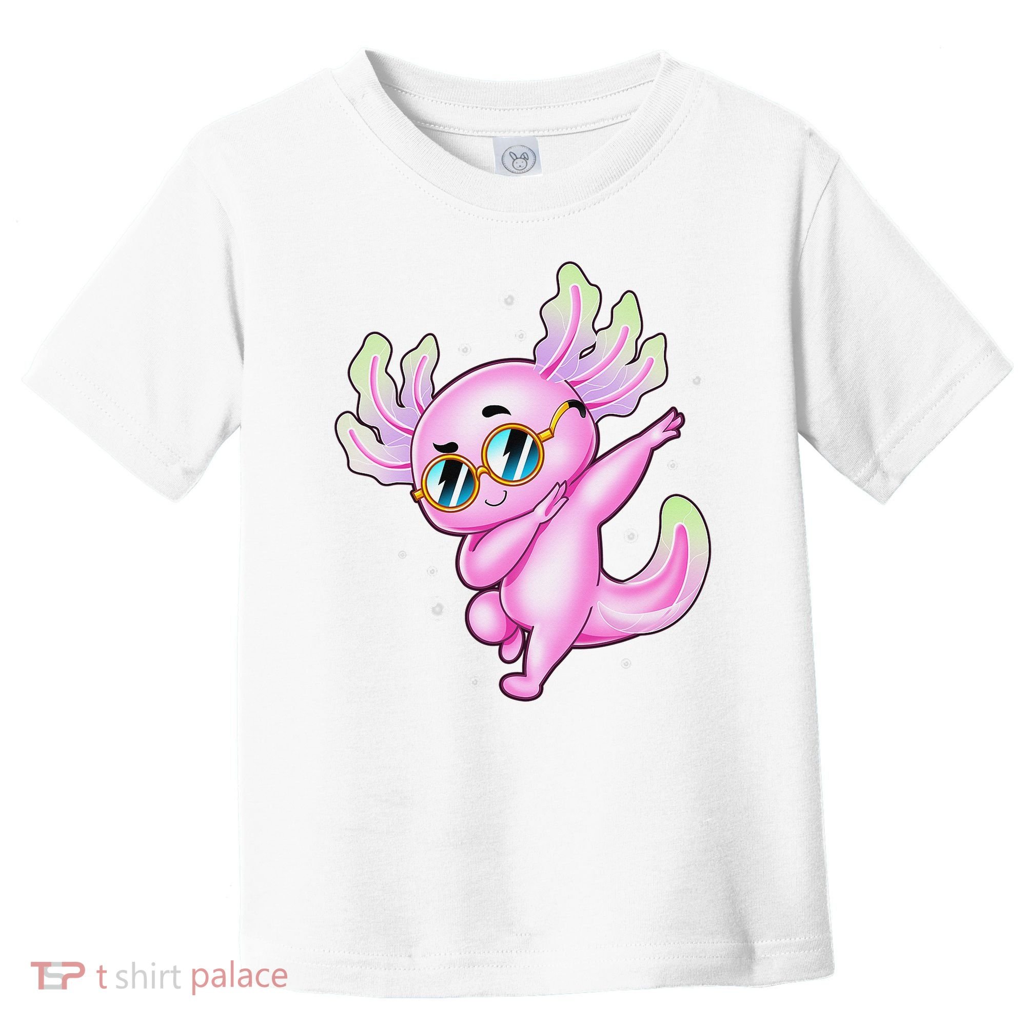 Dabbing Axolotl Ambystoma Mexicanum Mexican Walking Fish  Toddler T-Shirt