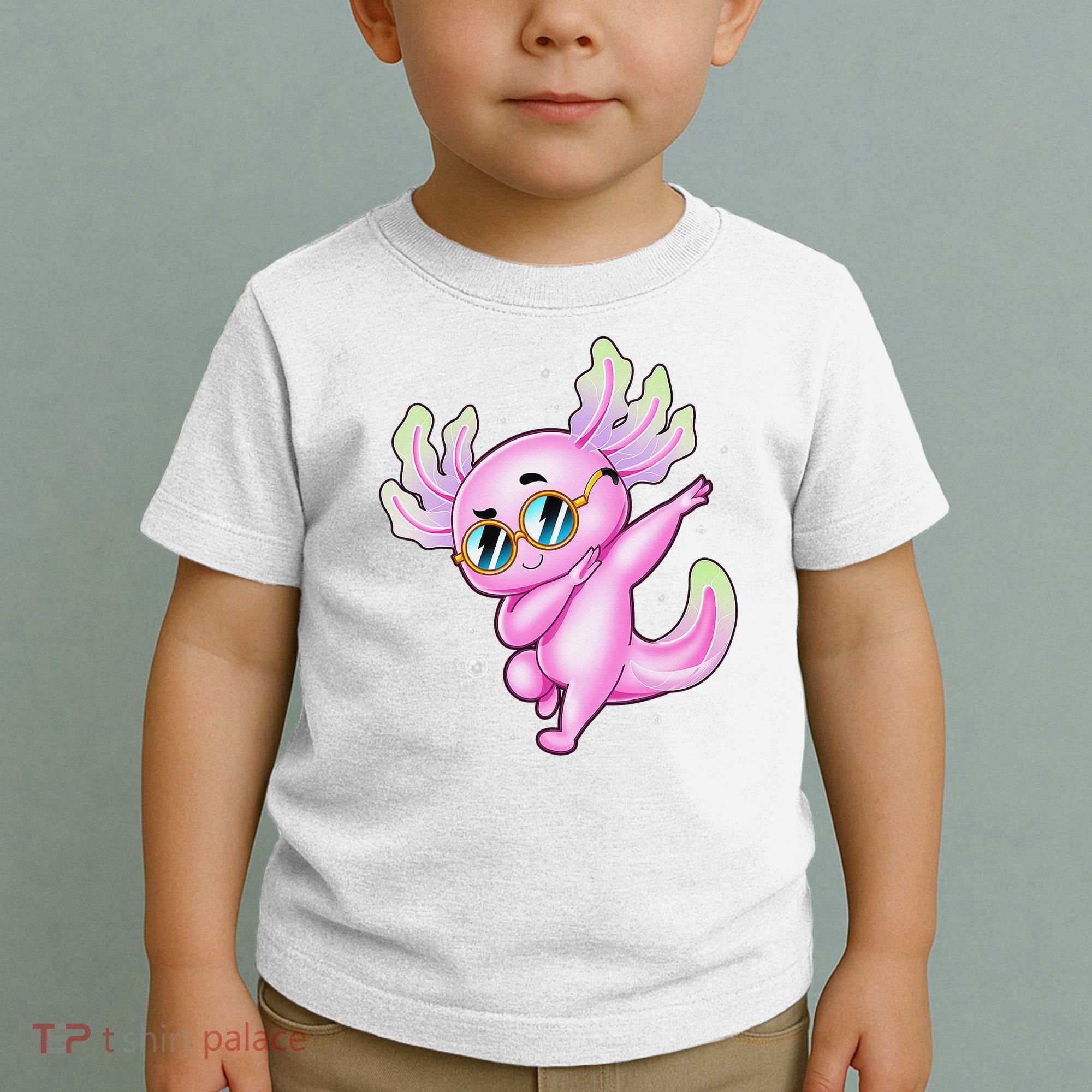 Dabbing Axolotl Ambystoma Mexicanum Mexican Walking Fish  Toddler T-Shirt