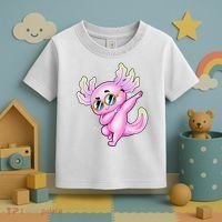 Dabbing Axolotl Ambystoma Mexicanum Mexican Walking Fish  Toddler T-Shirt thumb 3
