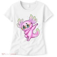 Dabbing Axolotl Ambystoma Mexicanum Mexican Walking Fish  Women's T-Shirt thumb 0
