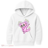 Dabbing Axolotl Ambystoma Mexicanum Mexican Walking Fish  Kids Hoodie thumb 0