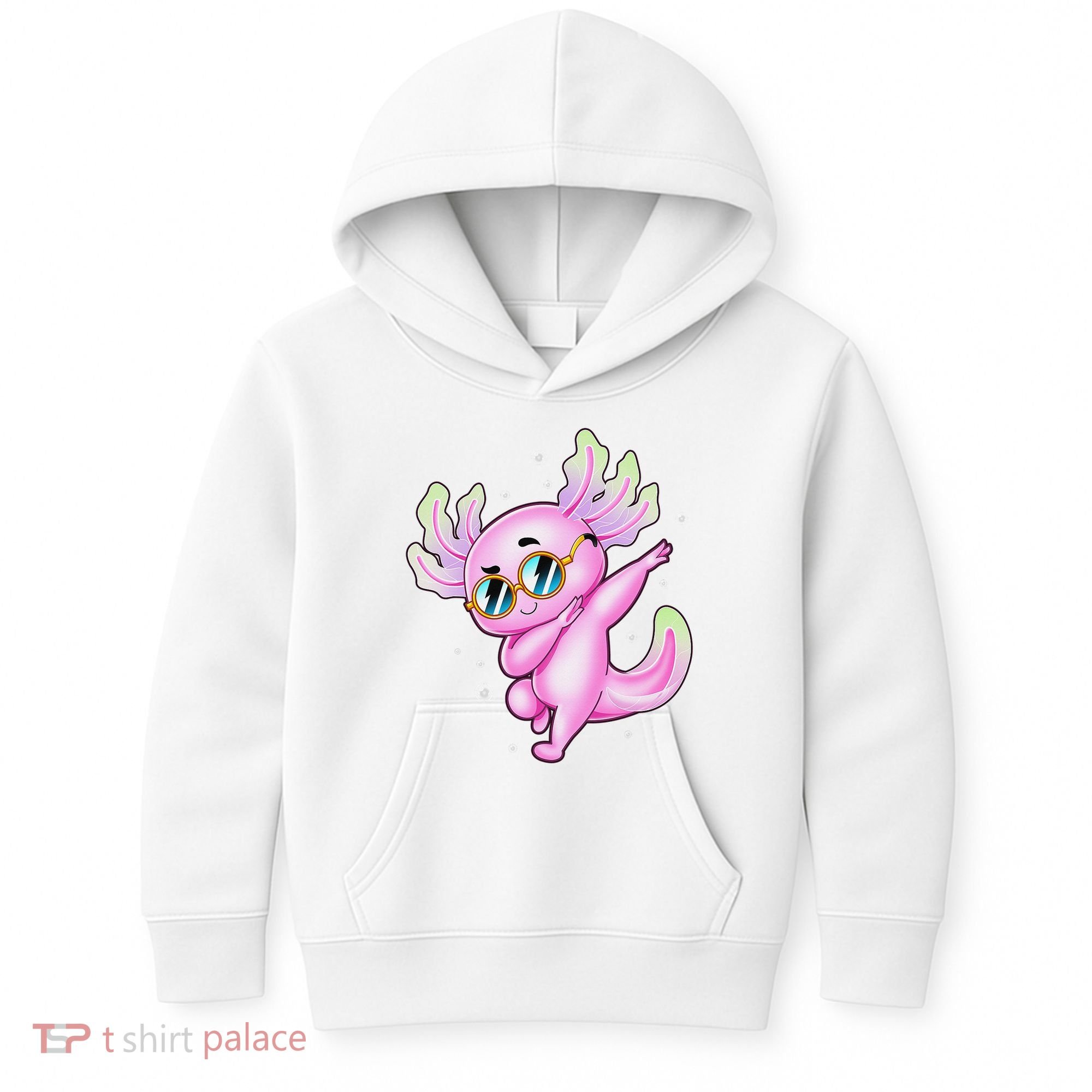 Dabbing Axolotl Ambystoma Mexicanum Mexican Walking Fish  Kids Hoodie