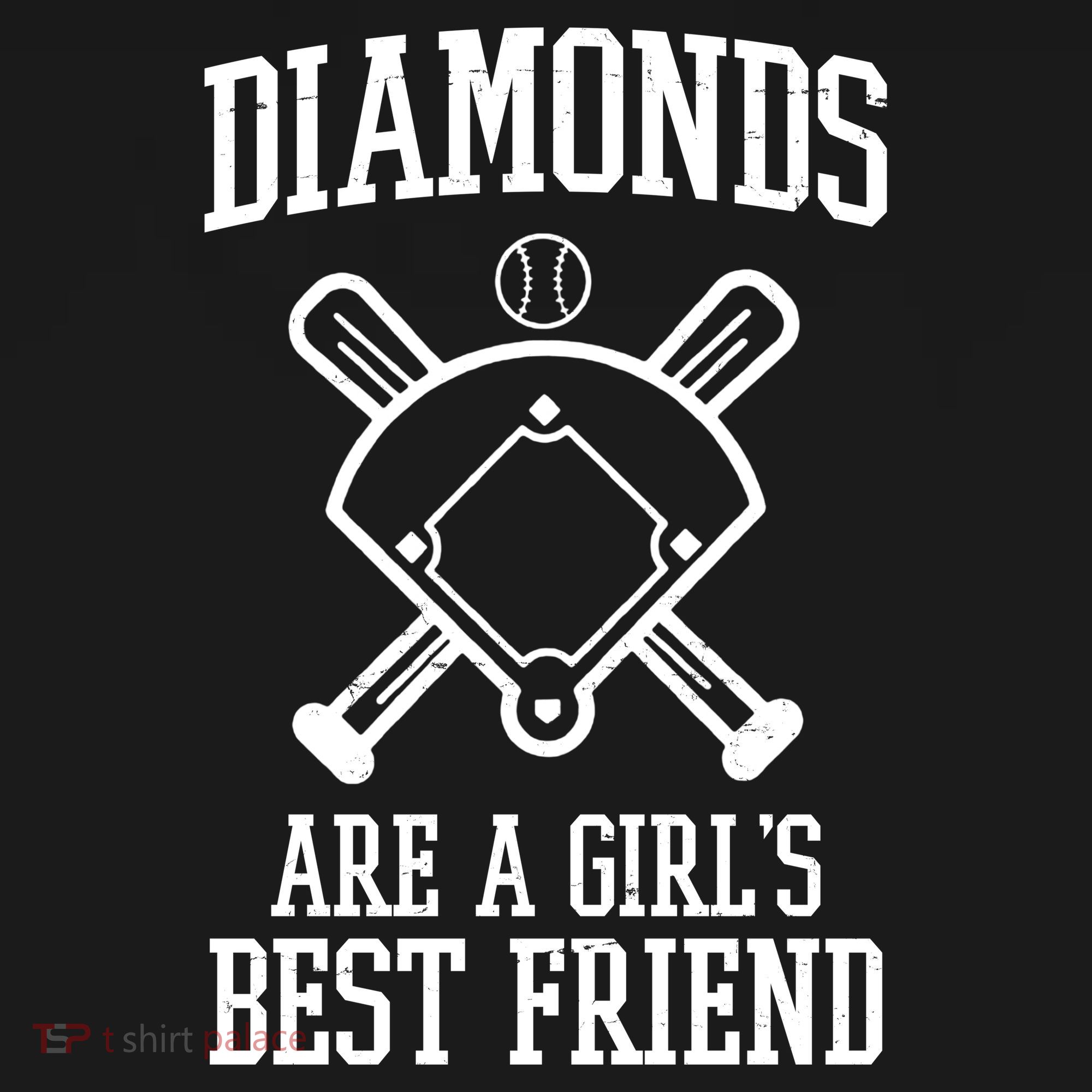 Diamonds Are A Girls Best Friend Funny Baseball Apron