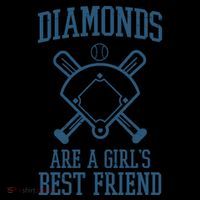 Diamonds Are A Girls Best Friend Funny Baseball Coffee Mug thumb 5