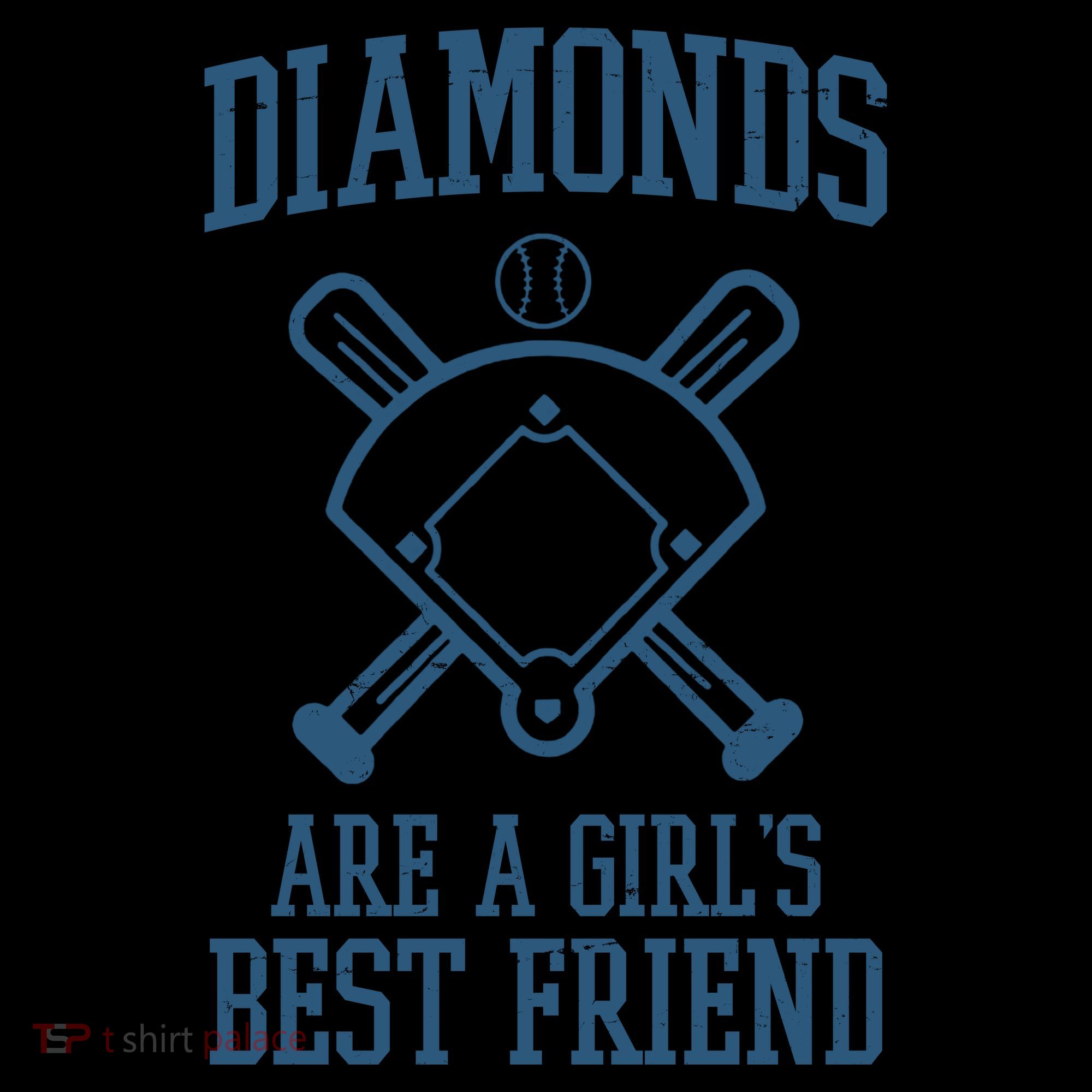 Diamonds Are A Girls Best Friend Funny Baseball Coffee Mug