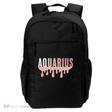 Dripping Astrology Aquarius Gift Backpack