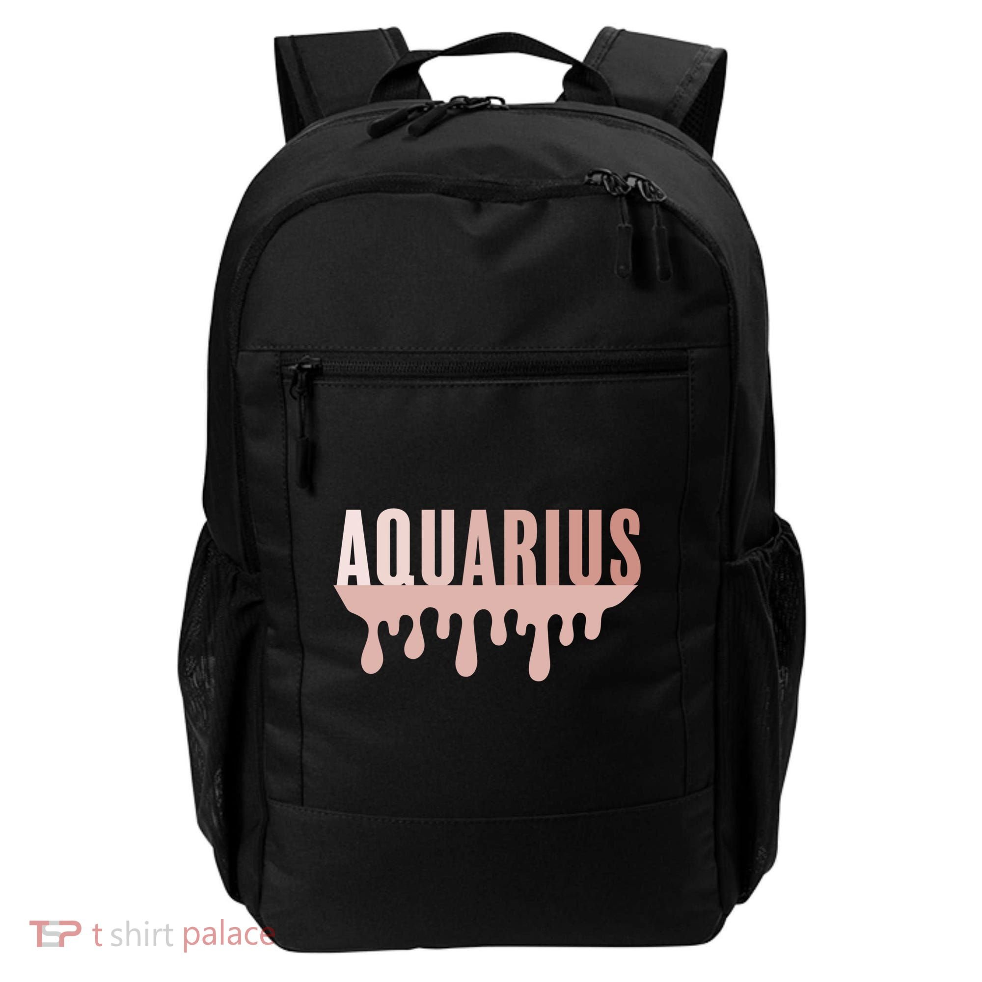 Dripping Astrology Aquarius Gift Backpack