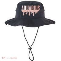 Dripping Astrology Aquarius Gift Bucket Hat thumb 0