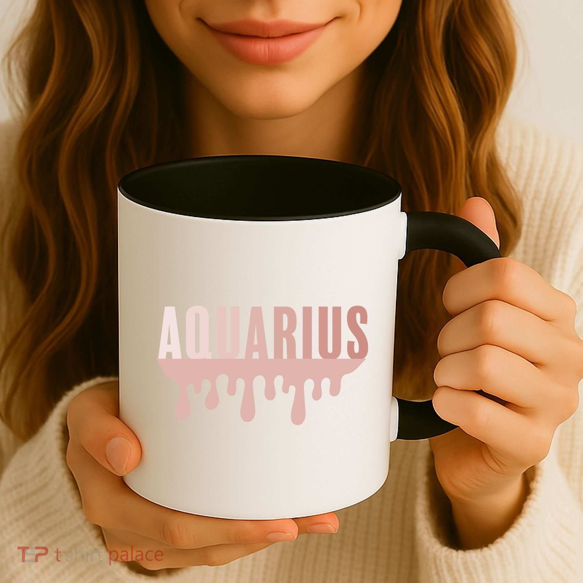 Dripping Astrology Aquarius Gift Coffee Mug