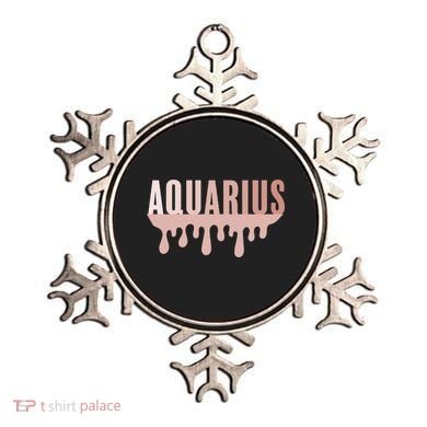Dripping Astrology Aquarius Gift Ornament