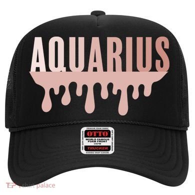 Dripping Astrology Aquarius Gift Hat