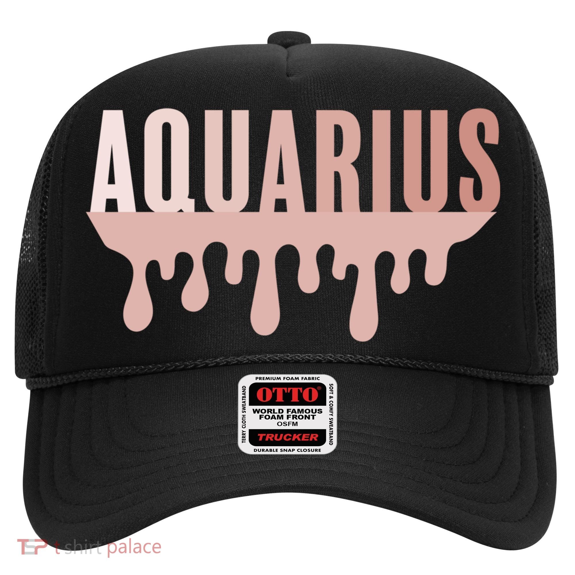 Dripping Astrology Aquarius Gift Hat