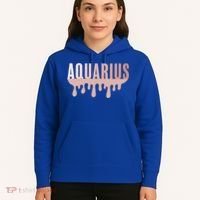 Dripping Astrology Aquarius Gift Hoodie thumb 5