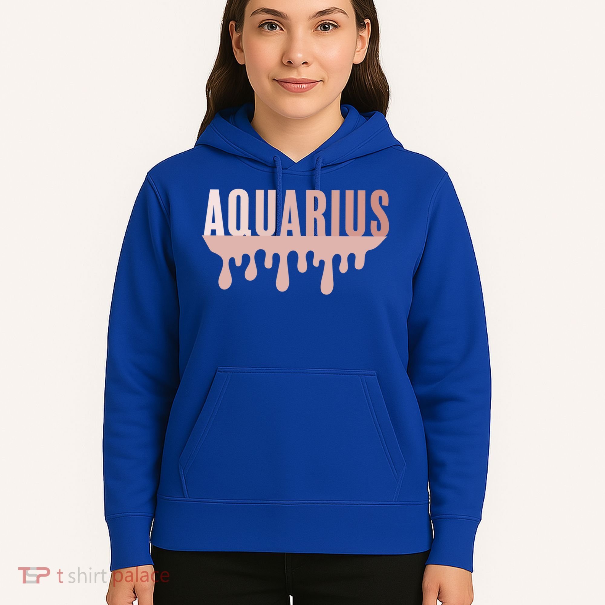 Dripping Astrology Aquarius Gift Hoodie