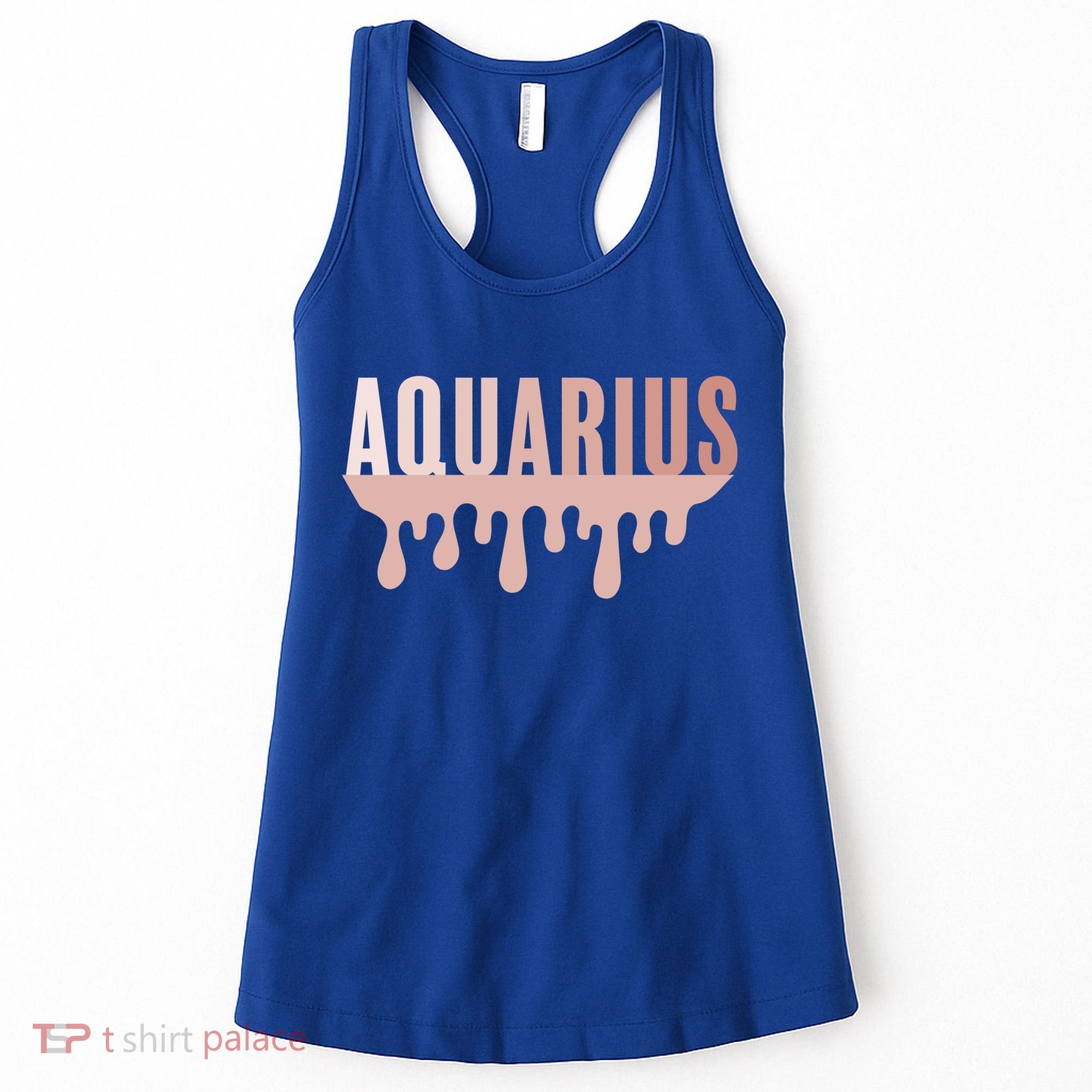 Dripping Astrology Aquarius Gift Women's Tank Top