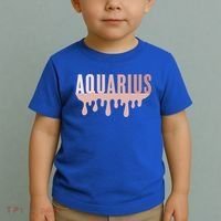 Dripping Astrology Aquarius Gift Toddler T-Shirt thumb 2