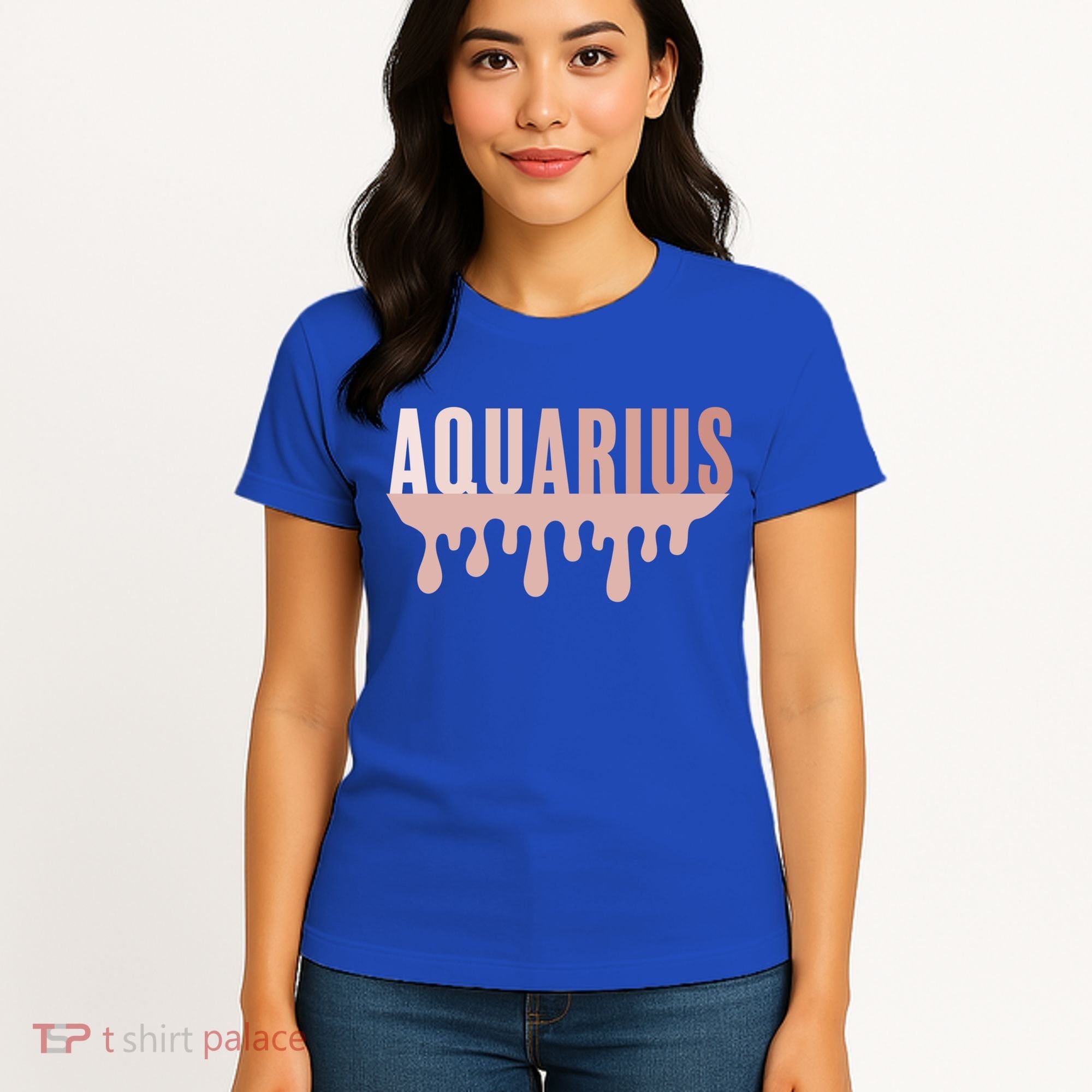 Dripping Astrology Aquarius Gift Women's T-Shirt
