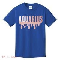 Dripping Astrology Aquarius Gift Kids T-Shirt thumb 0
