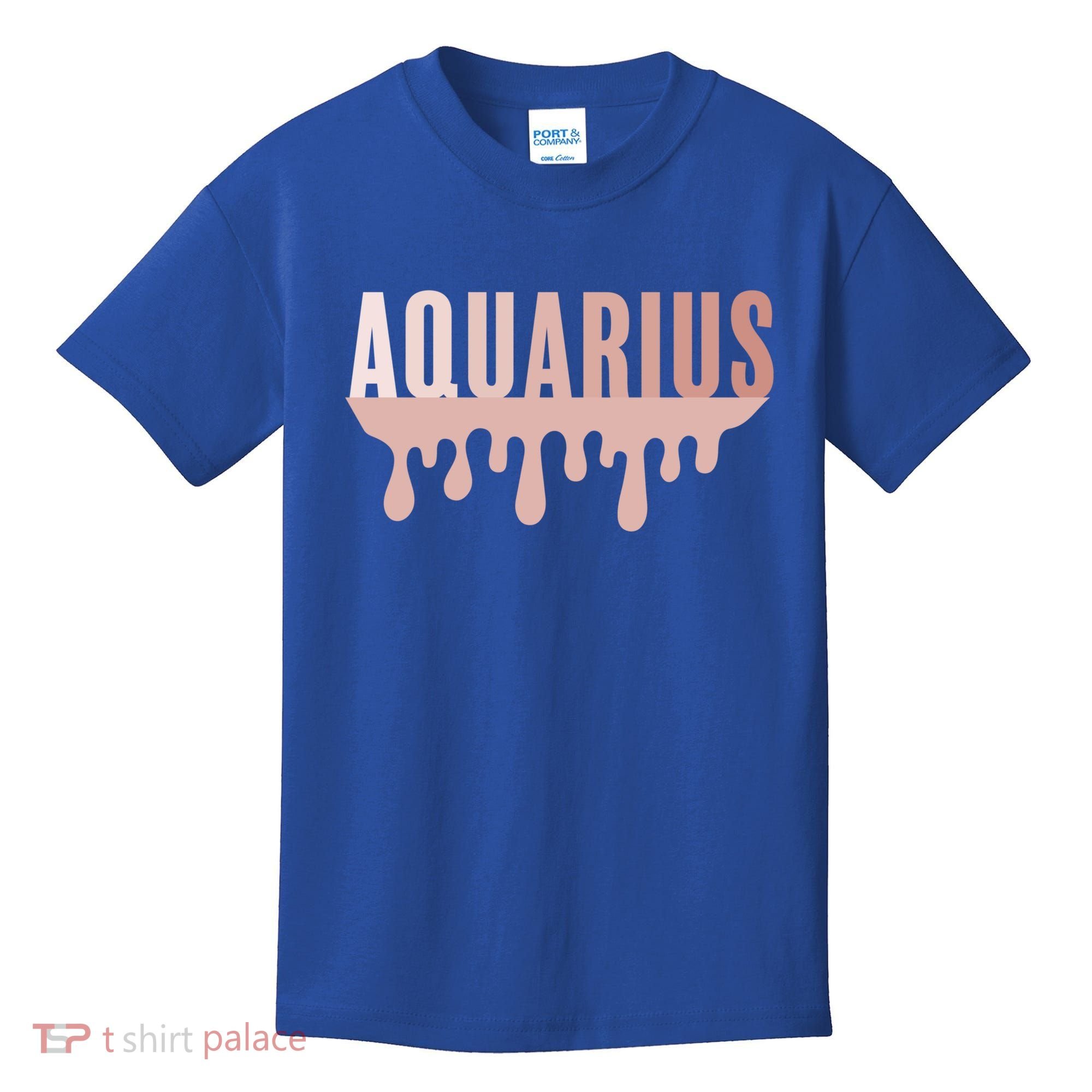 Dripping Astrology Aquarius Gift Kids T-Shirt