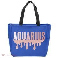 Dripping Astrology Aquarius Gift Tote Bag thumb 0