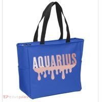 Dripping Astrology Aquarius Gift Tote Bag thumb 2