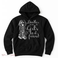 Doodles Are A Girl's Best Friend Golden Labradoodle Tshirt Hoodie thumb 0