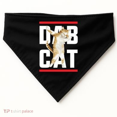 Dab Cat Dabbing USA-Made Doggie Bandana
