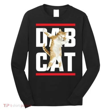 Dab Cat Dabbing Long Sleeve Shirt