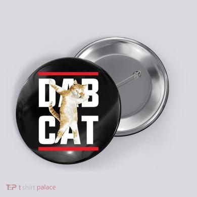 Dab Cat Dabbing Button