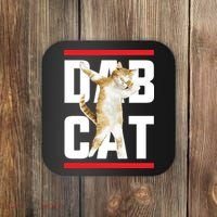 Dab Cat Dabbing Coaster thumb 0